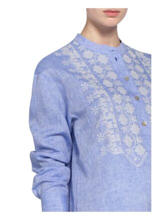 Seidensticker Blusenshirt Aus Leinen blau
