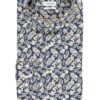 Seidensticker Hemd Shaped Fit Mit Leinen blau