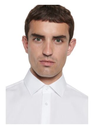 Seidensticker Hemd Shaped Fit Mit Umschlagmanschette weiss
