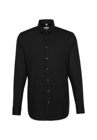 Seidensticker Hemd Shaped Fit schwarz