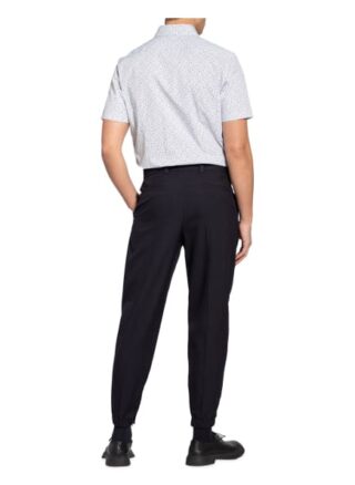 Seidensticker Kurzarm-Hemd Shaped Fit blau