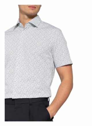 Seidensticker Kurzarm-Hemd Shaped Fit blau