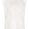 Self-Portrait Spitzenshirt weiss