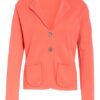 Sem Per Lei Strickblazer Aus Cashmere orange