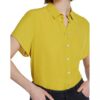Set Bluse Kurzarm gelb