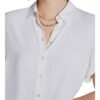 Set Bluse Kurzarm weiss