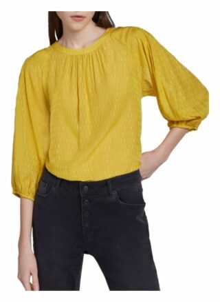 Set Bluse Mit Ballonärmeln gelb