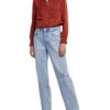 Set Bluse Mit Feiner Struktur braun