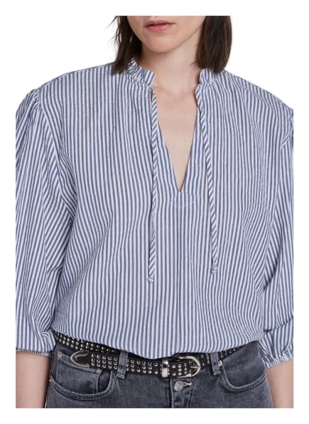 Set Bluse Mit Streifen blau Set Bluse Mit Streifen blau