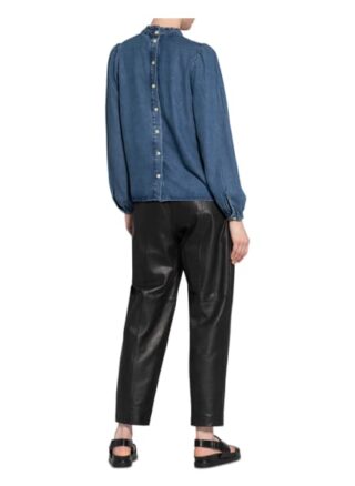 Set Jeansbluse blau