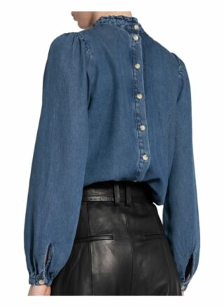 Set Jeansbluse blau