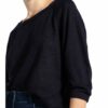 Set Leinenpullover Mit 3/4-Arm blau