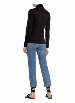 Set Longsleeve Mit Rollkragen schwarz
