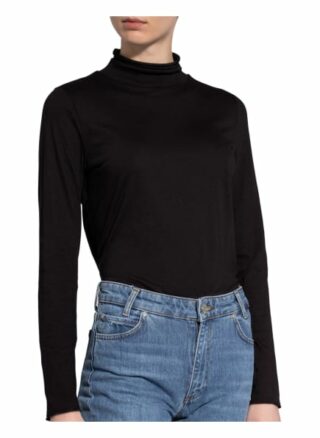 Set Longsleeve Mit Rollkragen schwarz