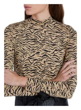 Set Longsleeve Mit Tigerprint beige