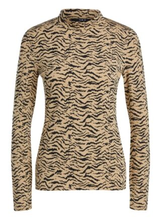 Set Longsleeve Mit Tigerprint beige