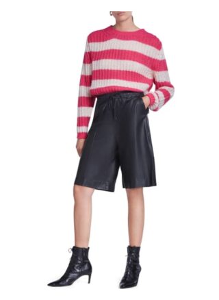 Set Pullover Gestreift rosa