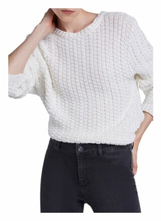 Set Pullover Im Relaxed Look weiss