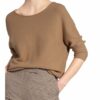 Set Pullover Mit 3/4-Arm braun