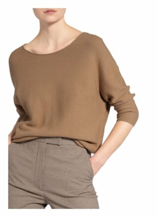 Set Pullover Mit 3/4-Arm braun
