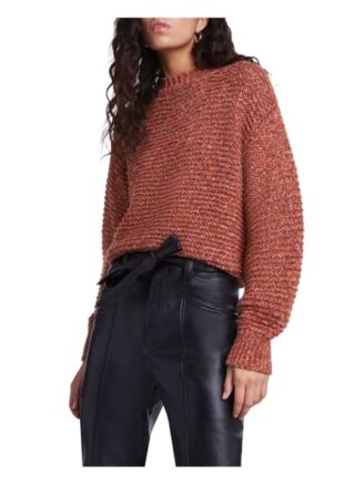 Set Pullover Mit Farbmuster orange