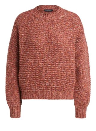Set Pullover Mit Farbmuster orange