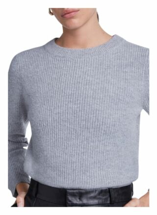 Set Pullover Mit Schulterdetail Aus Merino grau