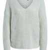 Set Pullover Mit V-Neck gruen