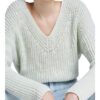 Set Pullover Mit V-Neck gruen