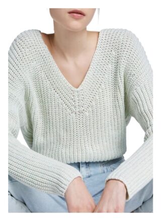 Set Pullover Mit V-Neck gruen
