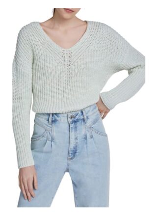 Set Pullover Mit V-Neck gruen