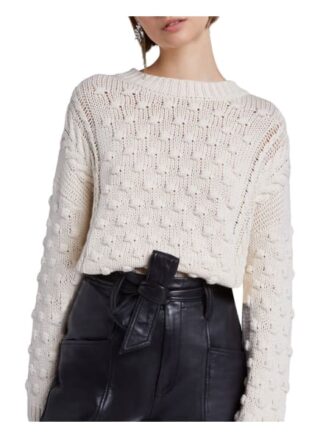 Set Pullover Rundhals weiss