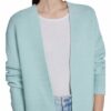 Set Strickjacke Aus Leichter Baumwolle blau