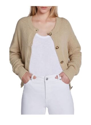 Set Strickjacke beige