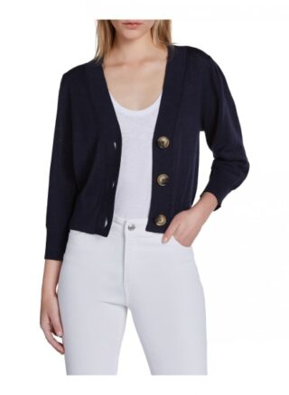Set Strickjacke blau