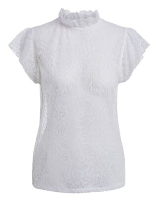 Set T-Shirt Aus Hochwertiger Spitze weiss