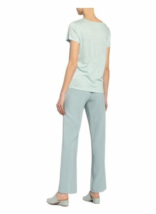 Set T-Shirt Aus Leinen gruen