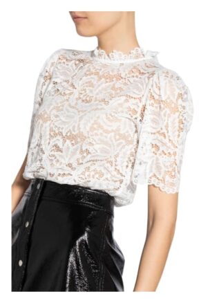 Set T-Shirt Aus Spitze weiss