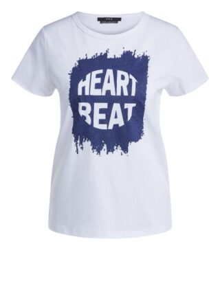 Set T-Shirt Mit Glitterprint weiss