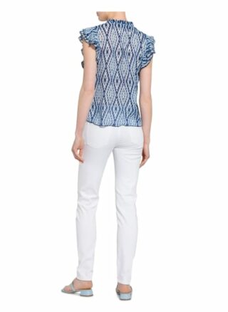 Set T-Shirt Mit Volants weiss