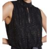 Set Top Mit Cutout braun