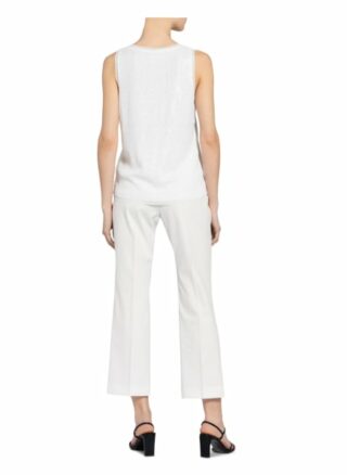 Set Top Mit Paillettenbesatz weiss