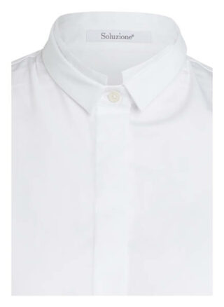 Soluzione Oversized-Hemdbluse weiss