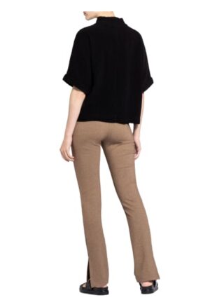 Someday Cordshirt Unila Mit 3/4-Arm schwarz