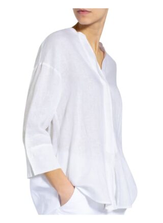 Sophie Hemdbluse Opis Aus Leinen Mit ¾-Arm weiss