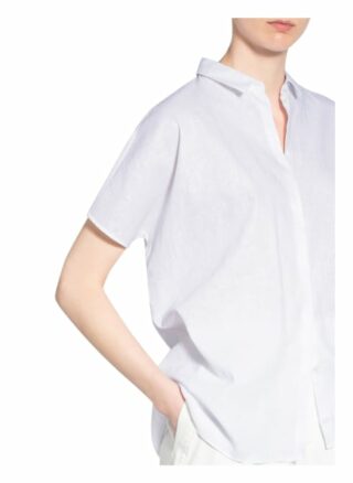 Sophie Oversized-Hemdbluse Vabon Mit Leinen weiss