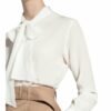 Sophie Seidenbluse Orin weiss