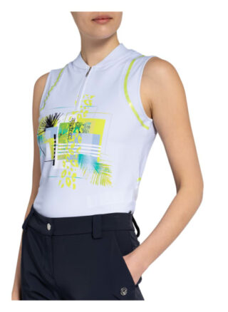 Sportalm Funktions-Poloshirt Mit Mesh-Einsätzen blau