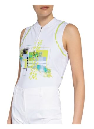 Sportalm Funktions-Poloshirt Mit Mesh-Einsätzen weiss