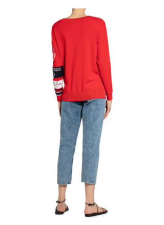 Sportalm Pullover Im Materialmix rot